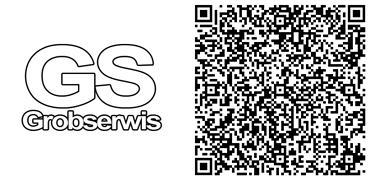 Kod QR - Grobserwis kontakt